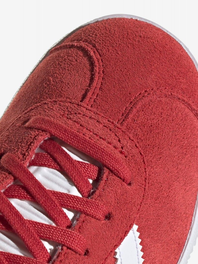 Adidas Gazelle J Red Sneakers