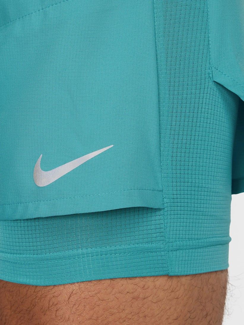 Nike Dri-FIT Stride Hybrid 13cm Blue Running Shorts For Men