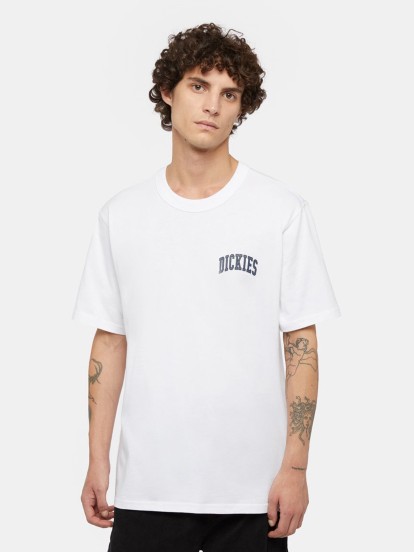 T-shirt Dickies Aitkin Chest Branca