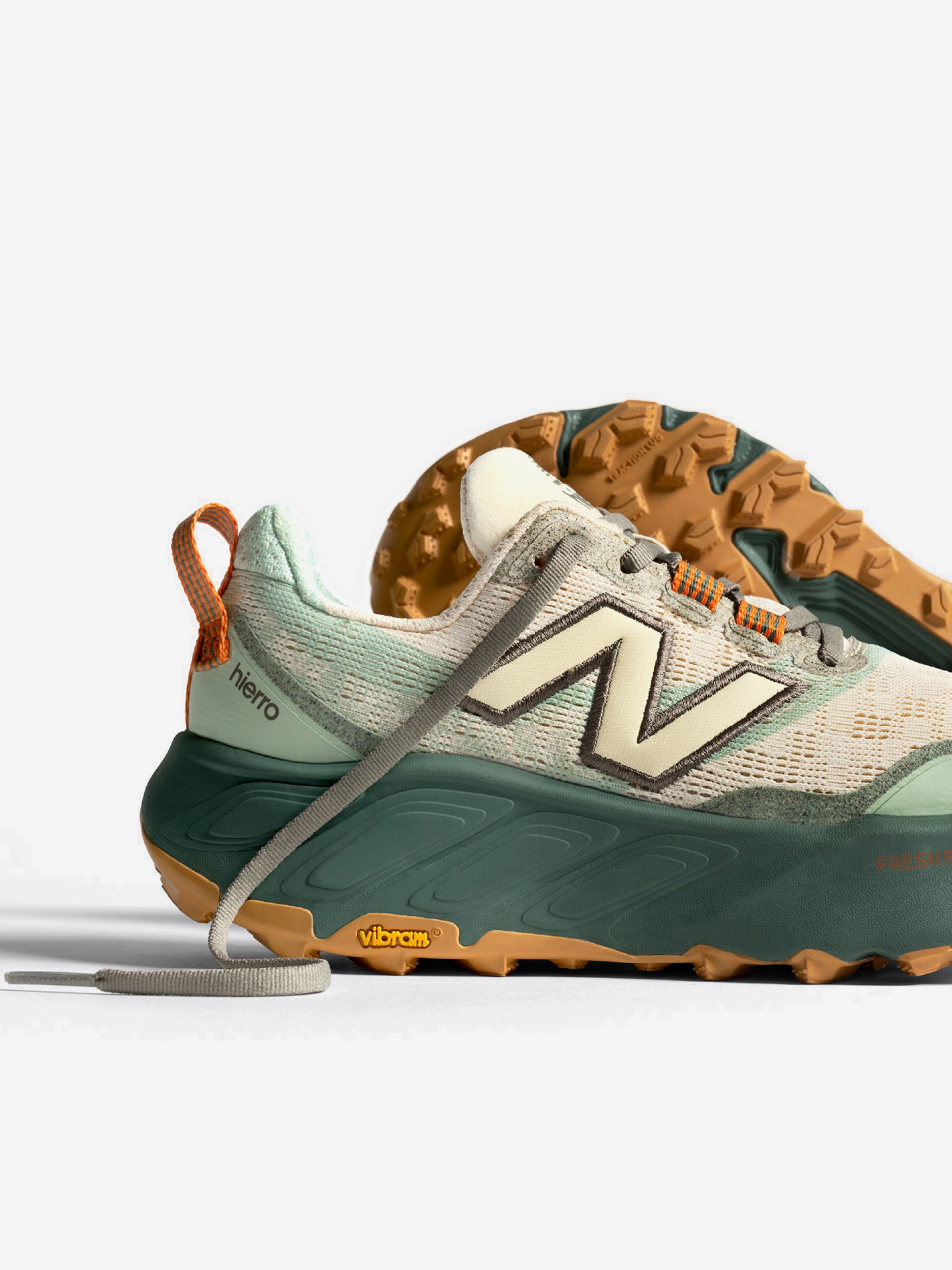 Sapatilhas New Balance Fresh Foam X Hierro v9 Bege Para Mulher