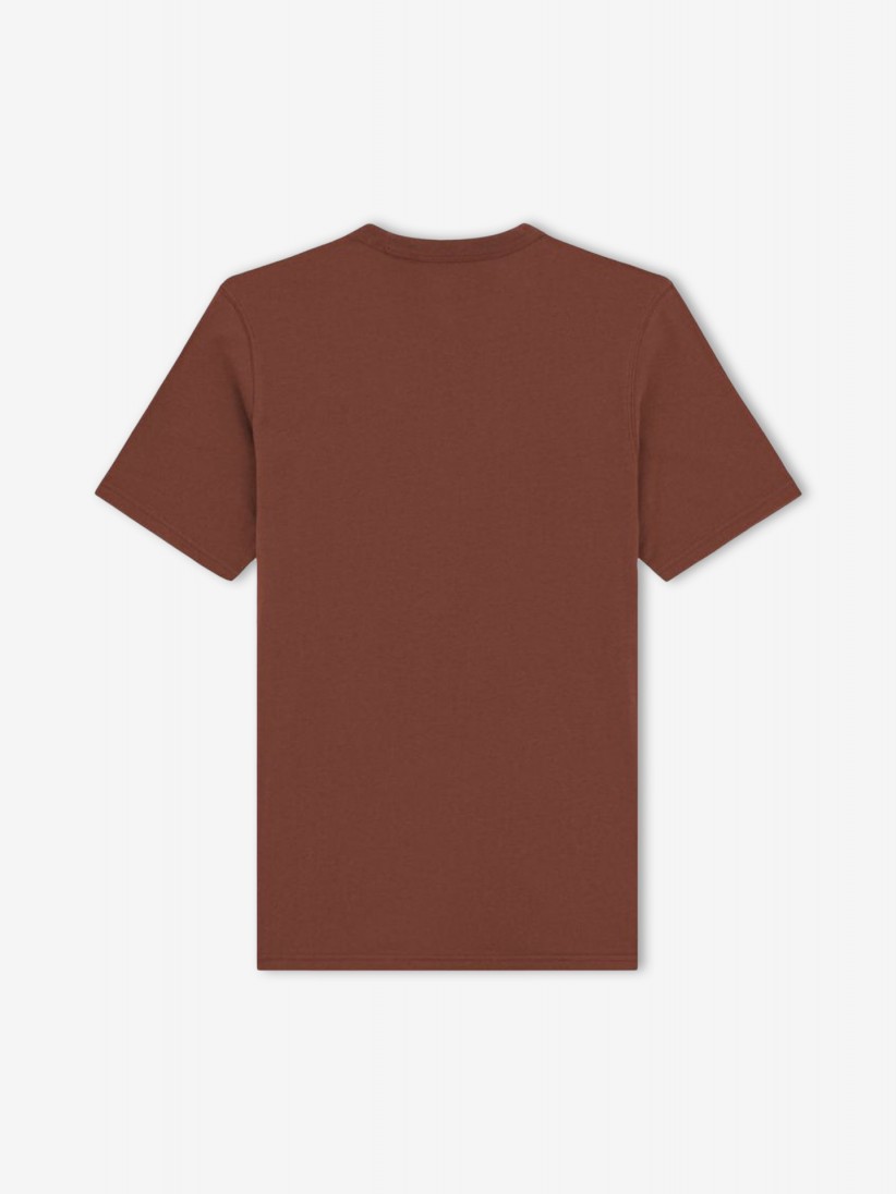 T-shirt Dickies Aitkin Chest Castanha