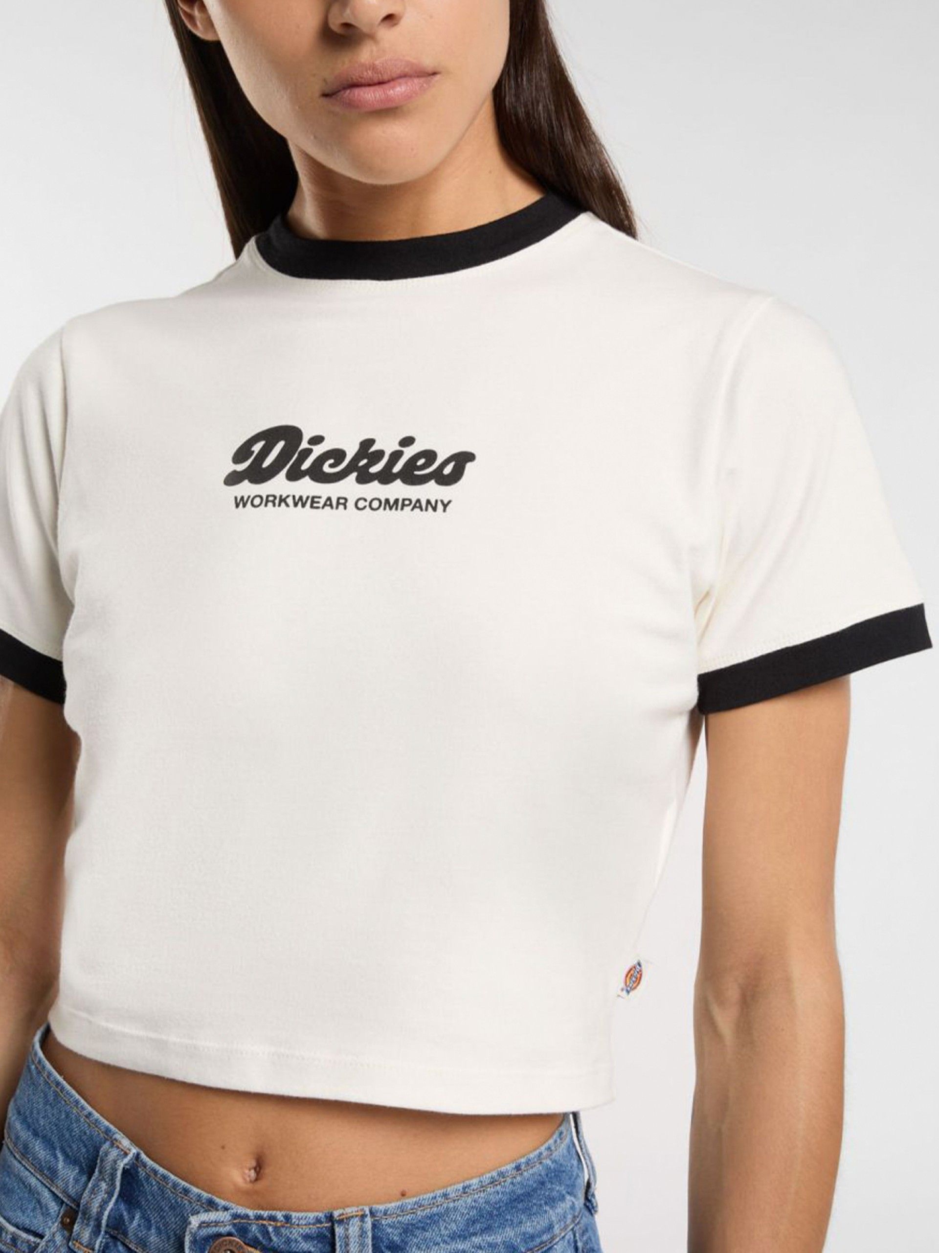 Camiseta Dickies Lewistown Ringer Beige