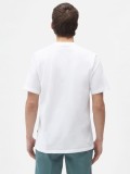 T-shirt Dickies Icon Logo Branca
