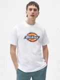 T-shirt Dickies Icon Logo Branca