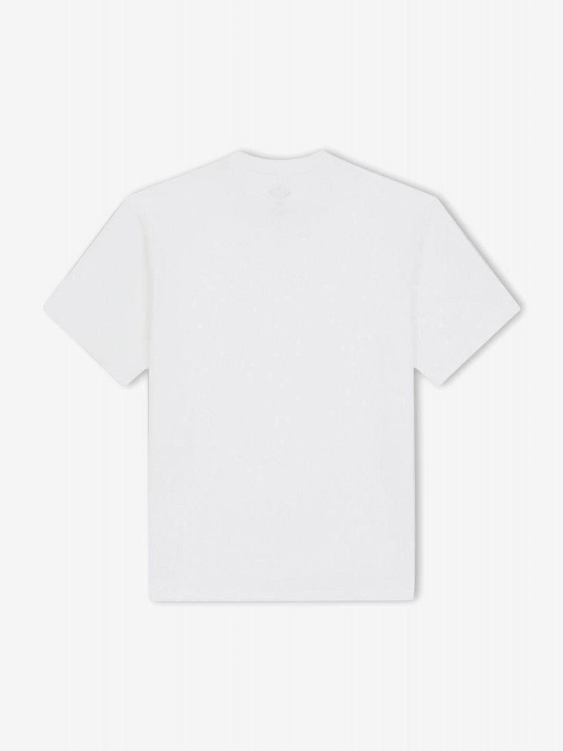 T-shirt Dickies Icon Logo Branca