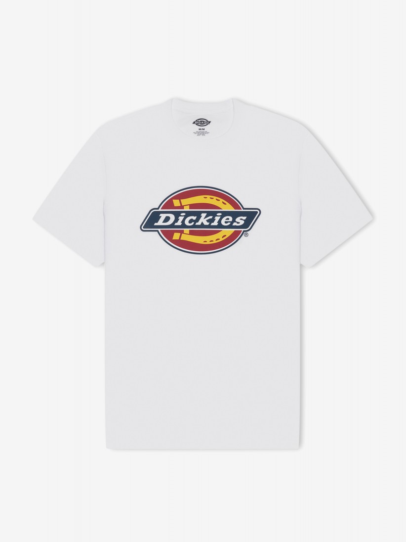 T-shirt Dickies Icon Logo Branca