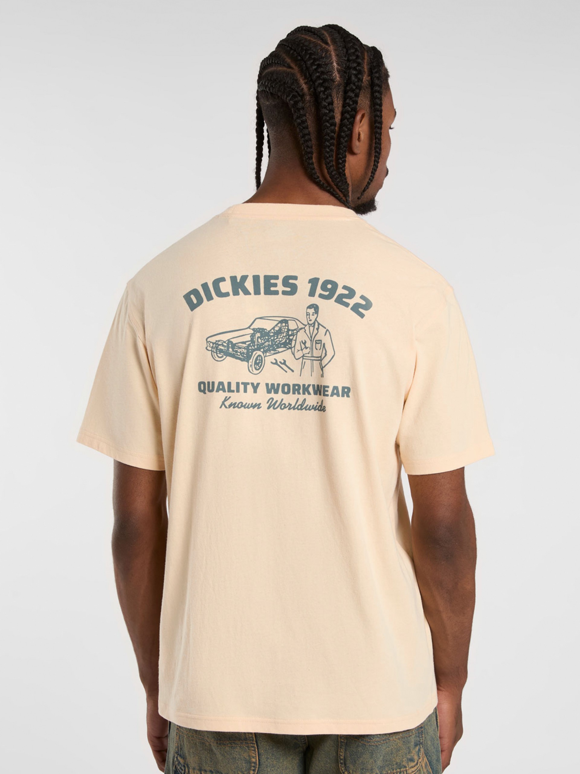 T-shirt Dickies Mechanic Amarela