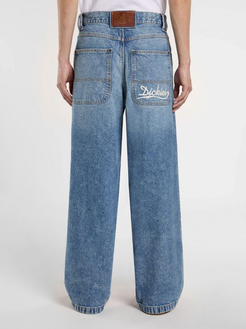 Calas de Ganga Dickies Loose Wave Azuis