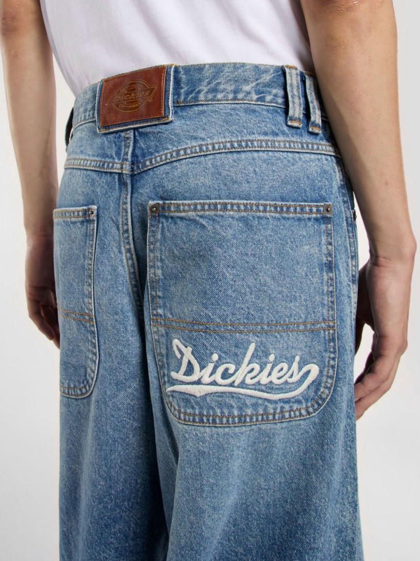 Calas de Ganga Dickies Loose Wave Azuis