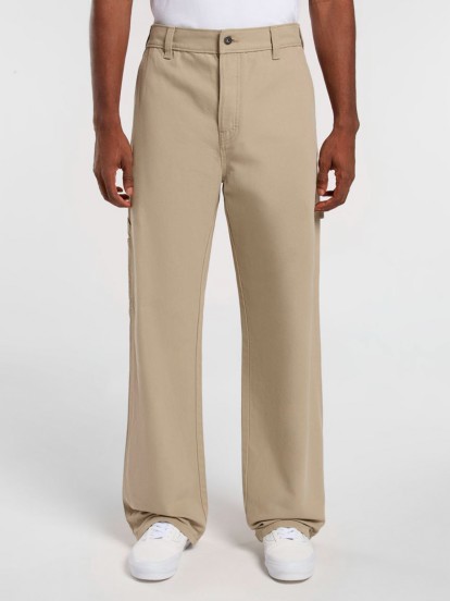 Dickies Canvas Carpenter Lightweight Beige Trousers