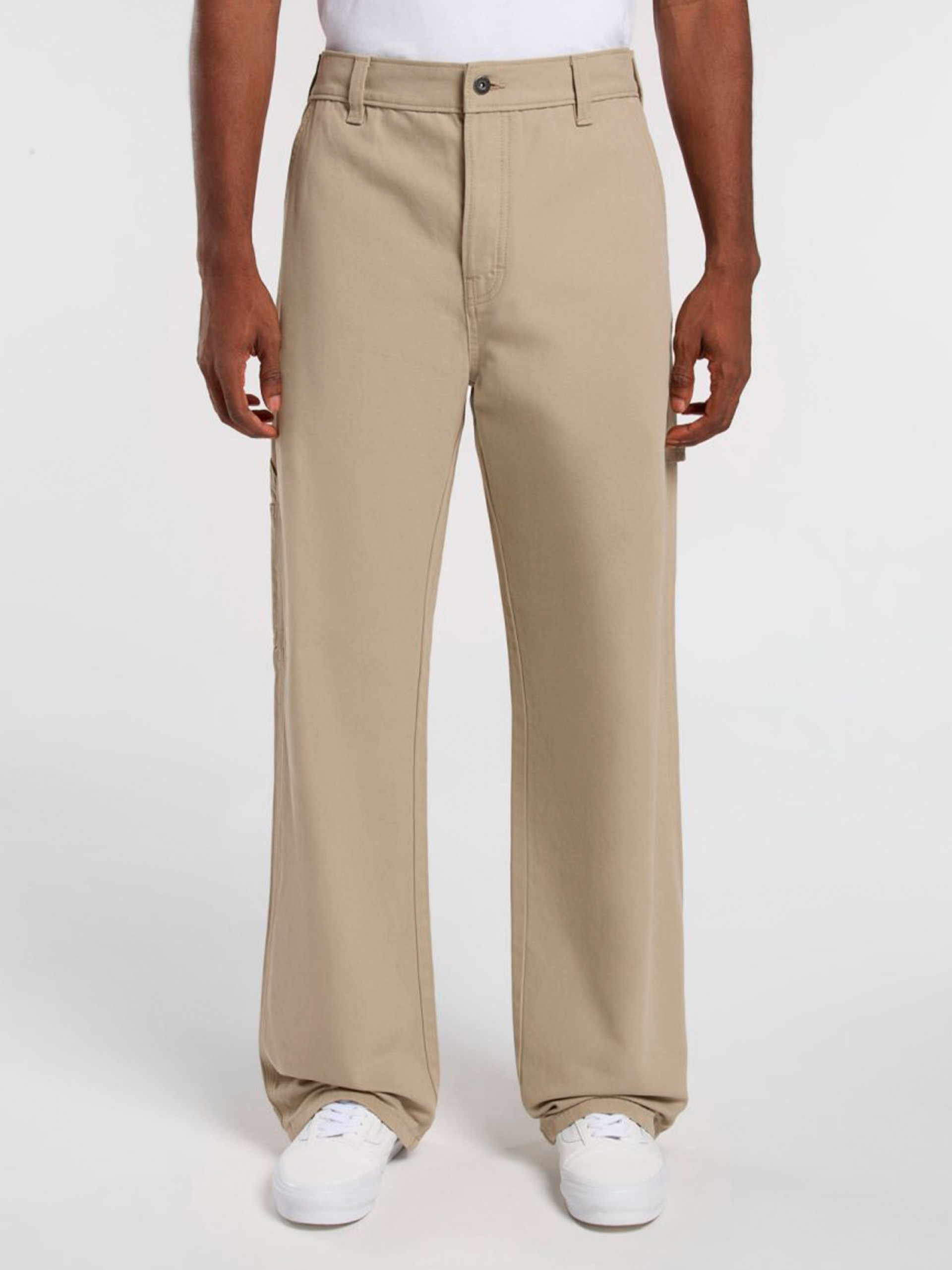Calças Dickies Canvas Carpenter Lightweight Bege