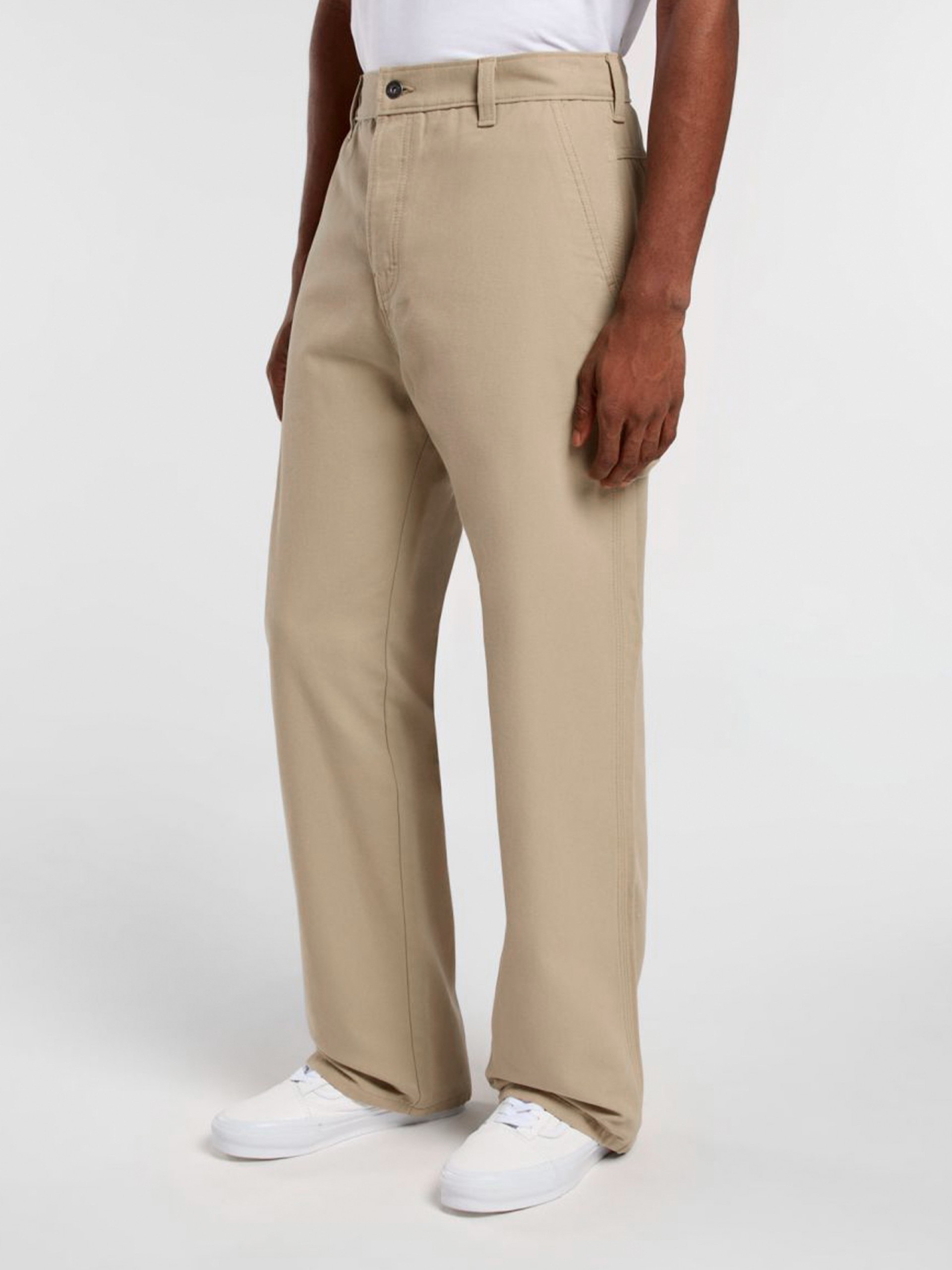 Calças Dickies Canvas Carpenter Lightweight Bege