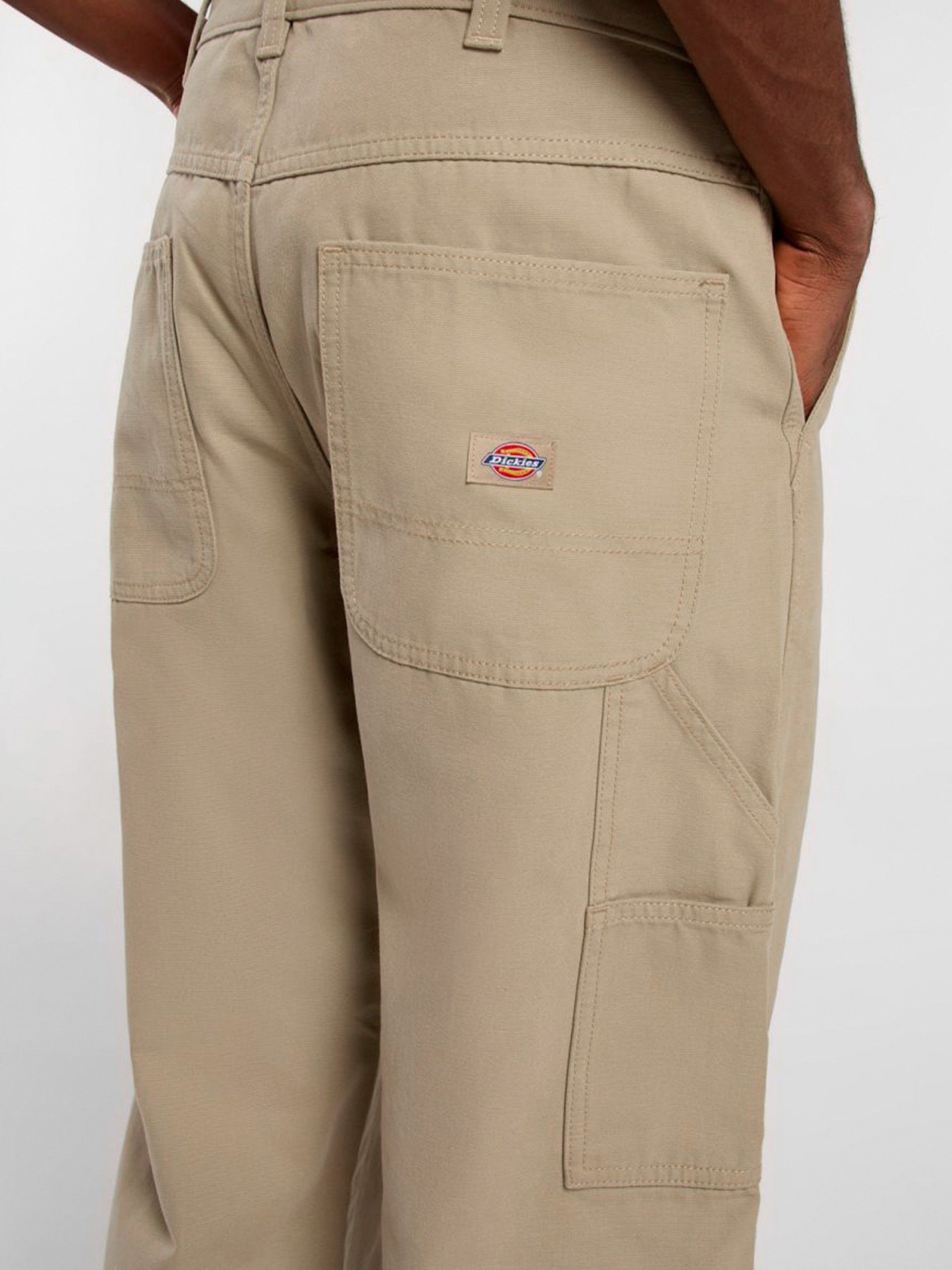 Calças Dickies Canvas Carpenter Lightweight Bege