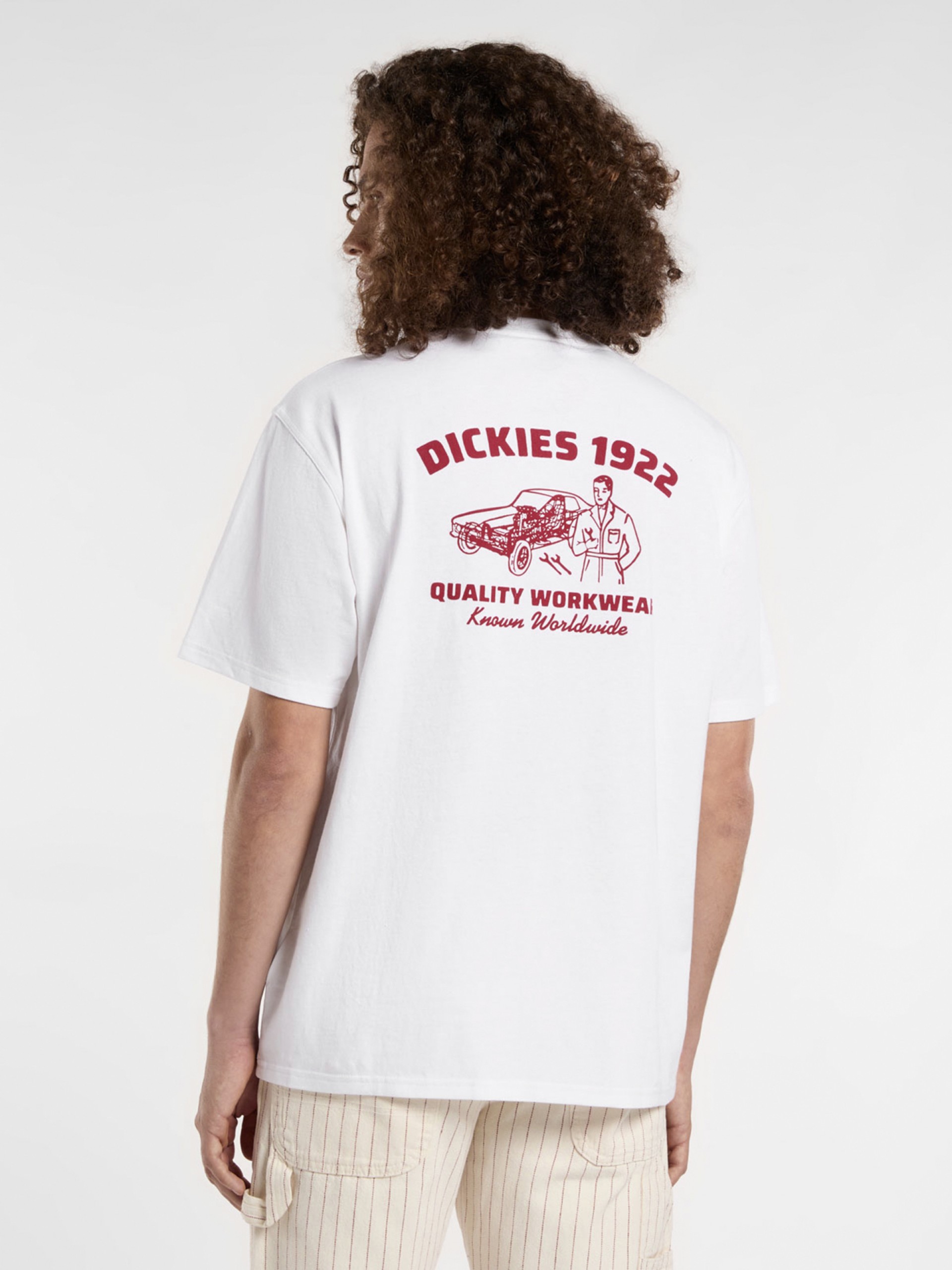 T-shirt Dickies Mechanic Branca