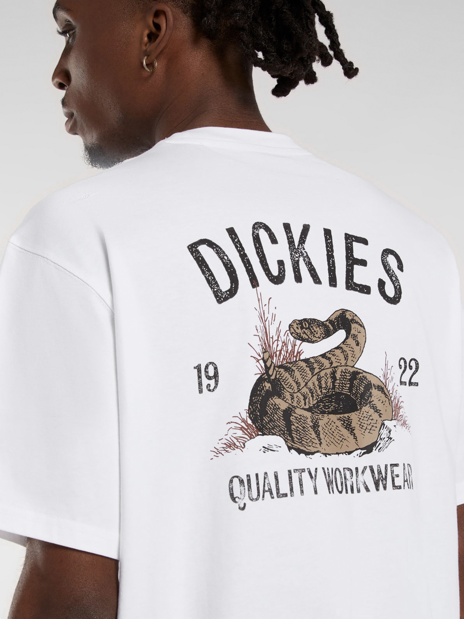 Camiseta Dickies Snake Blanca