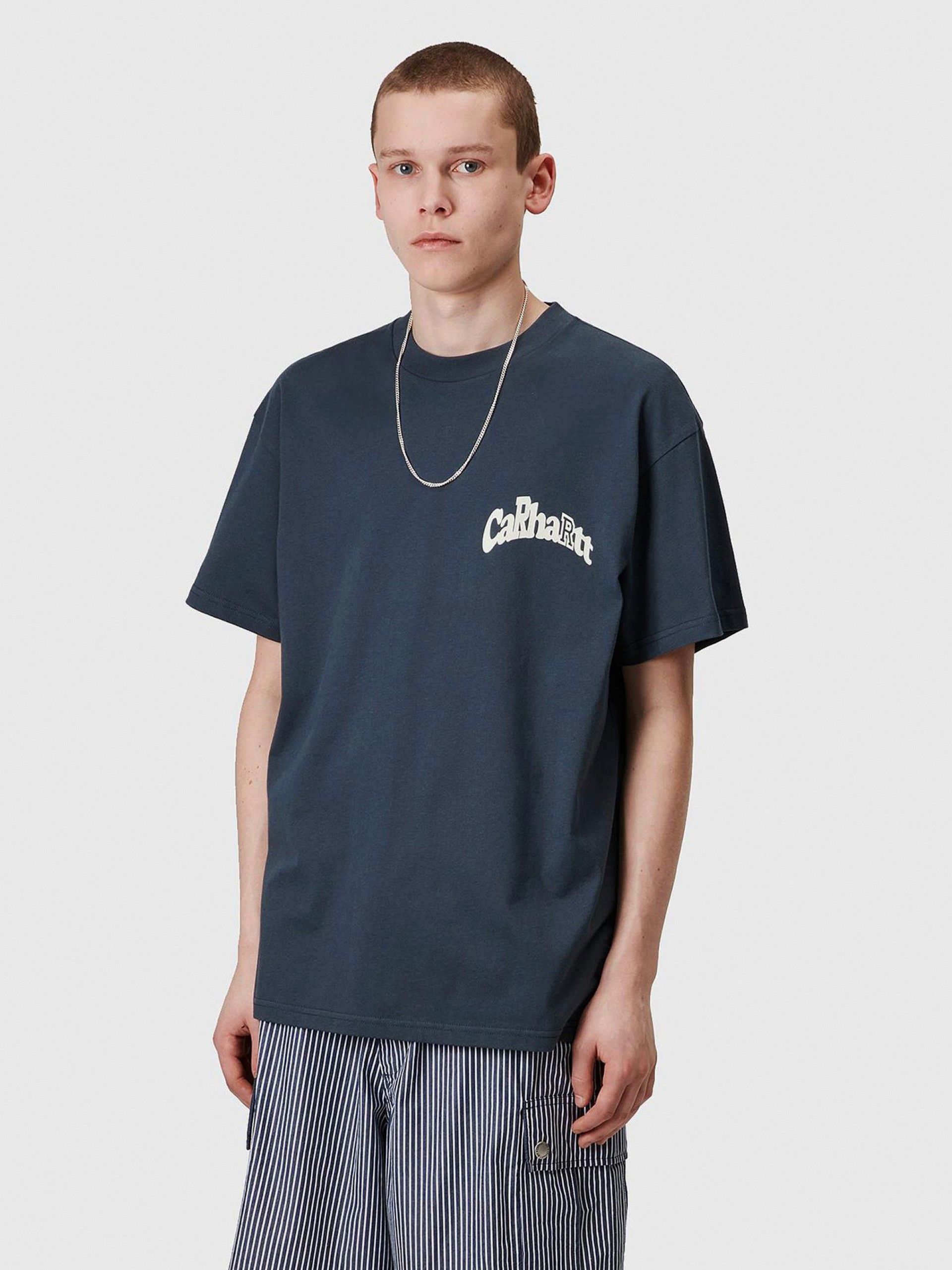 T-shirt Carhartt WIP Logo Azul