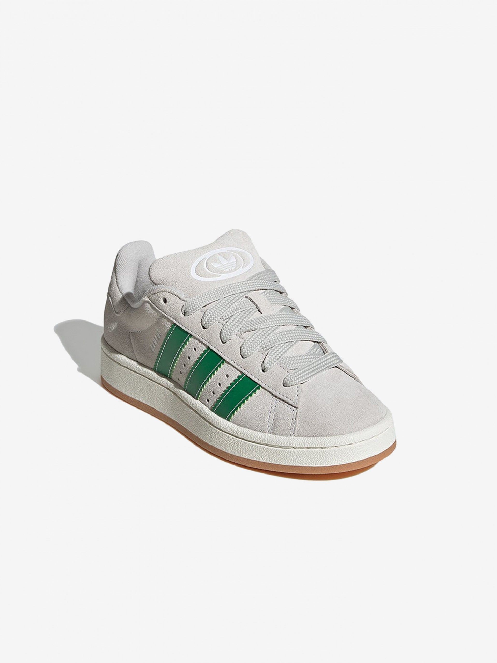 Adidas Campus 00s J Grey and Green Sneakers
