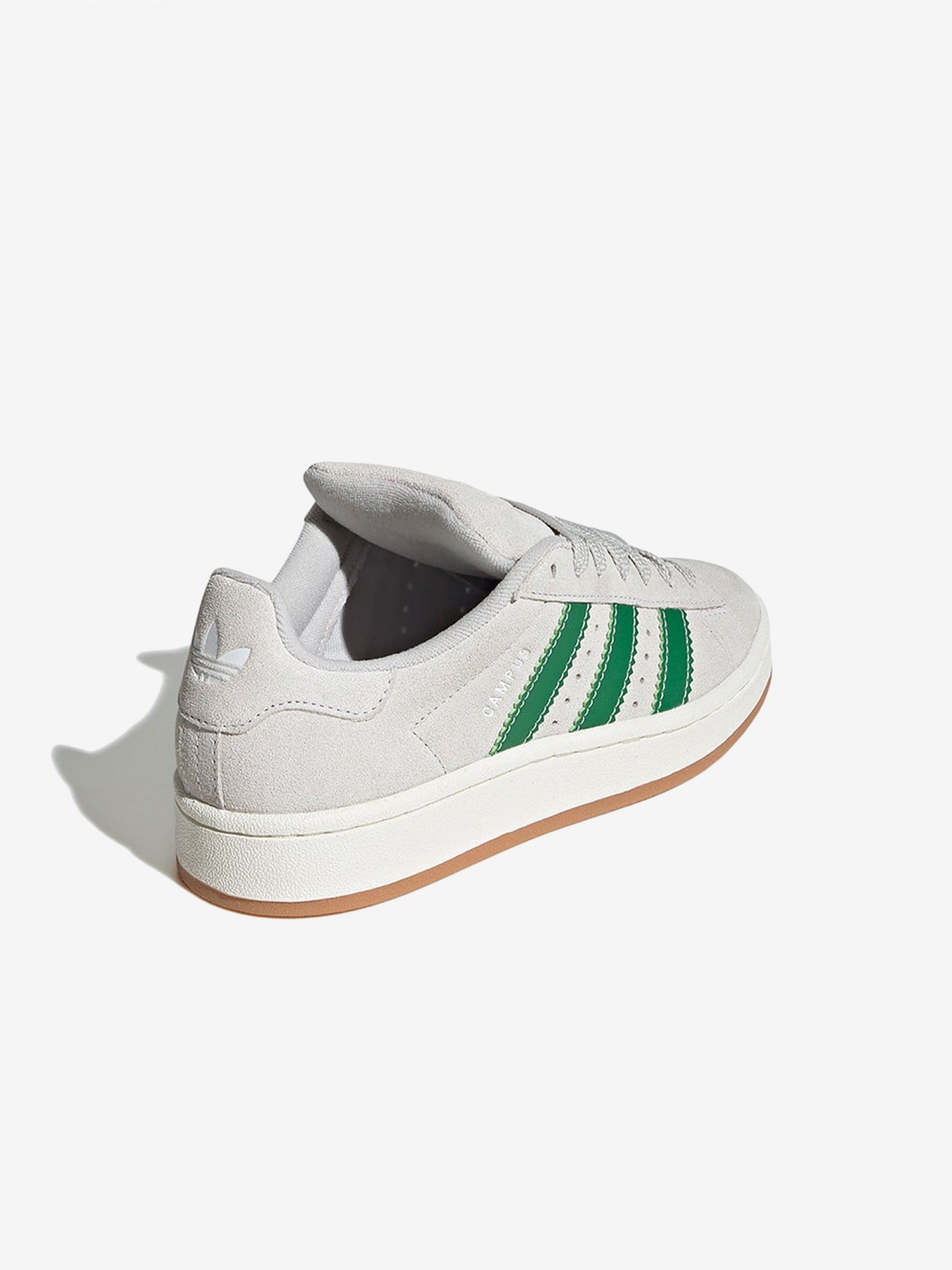 Adidas Campus 00s J Grey and Green Sneakers
