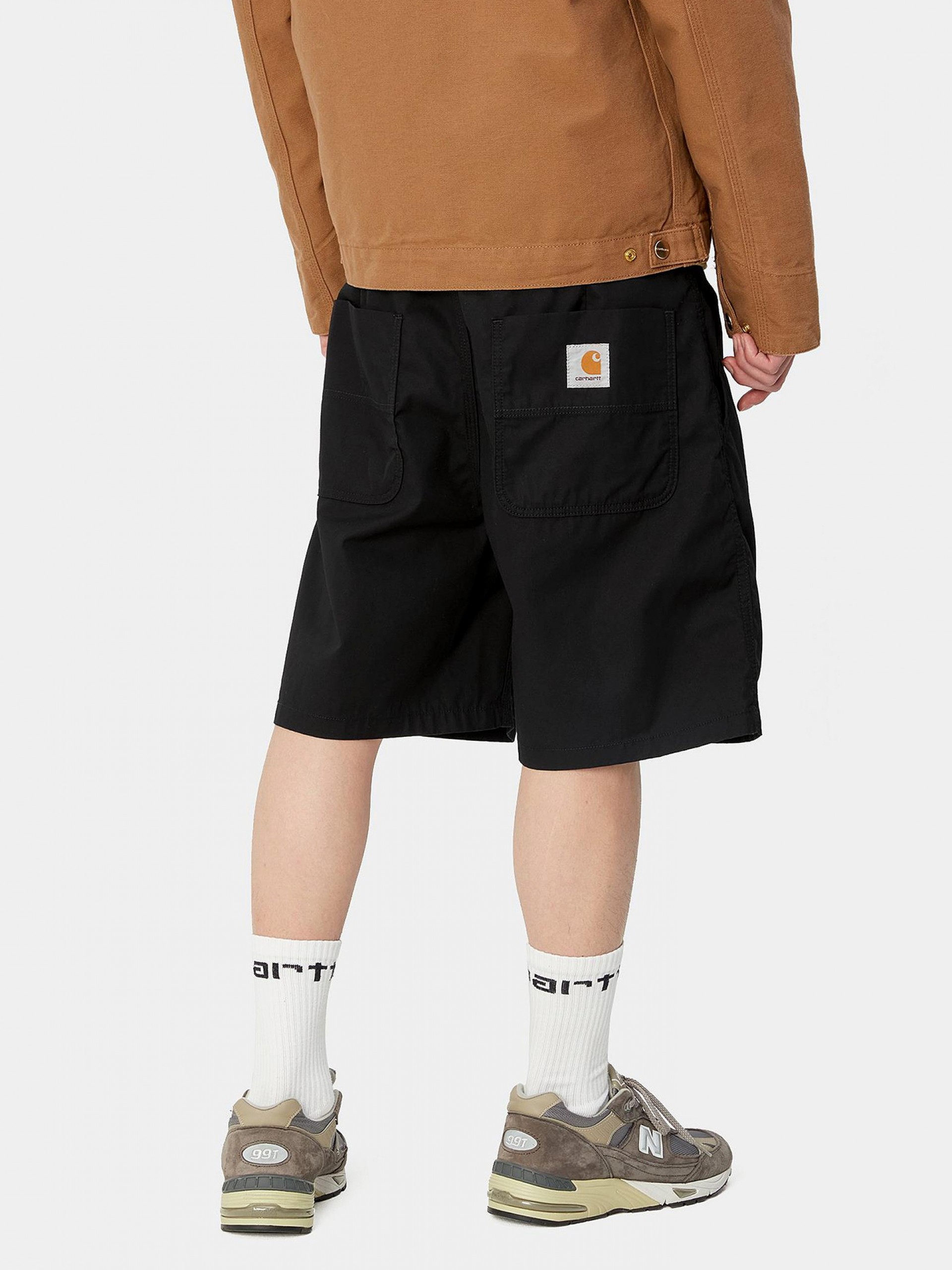 Carhartt WIP Double Albert Black Shorts