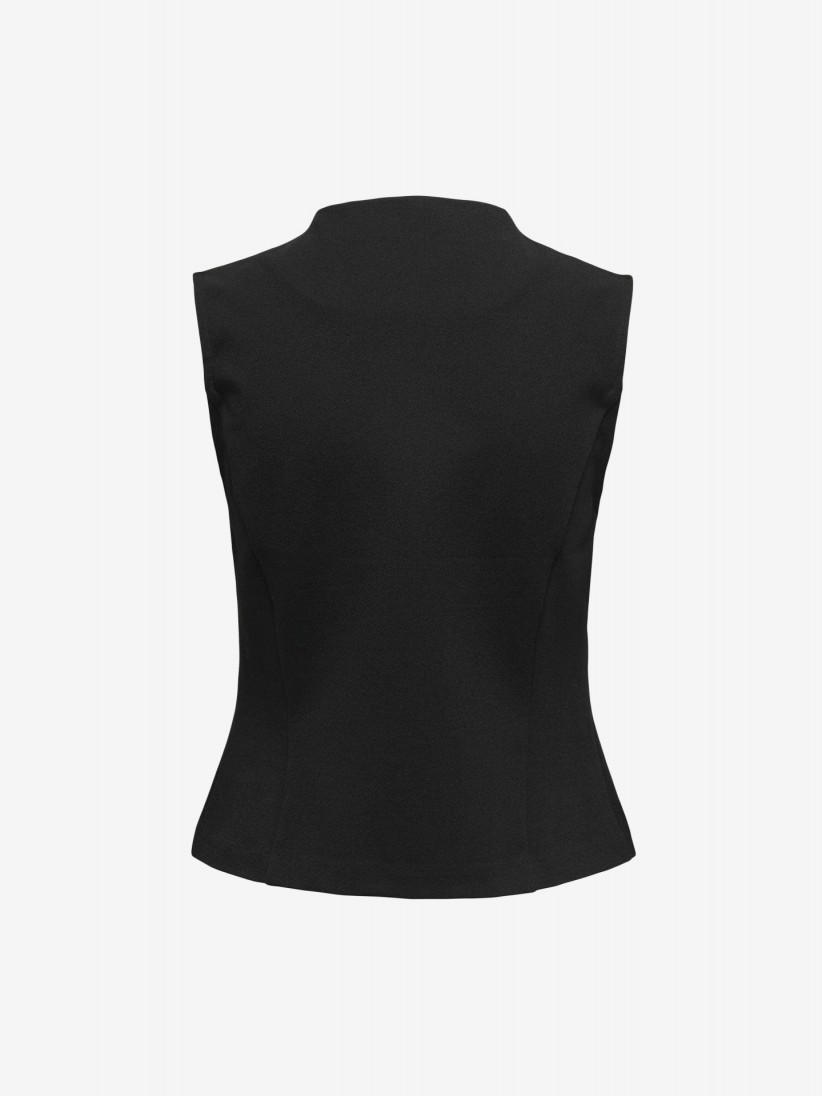 Only ONLMarcella Life Zip Black Vest