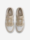 Sapatilhas Nike Dunk Low Bege e Brancas Jnior
