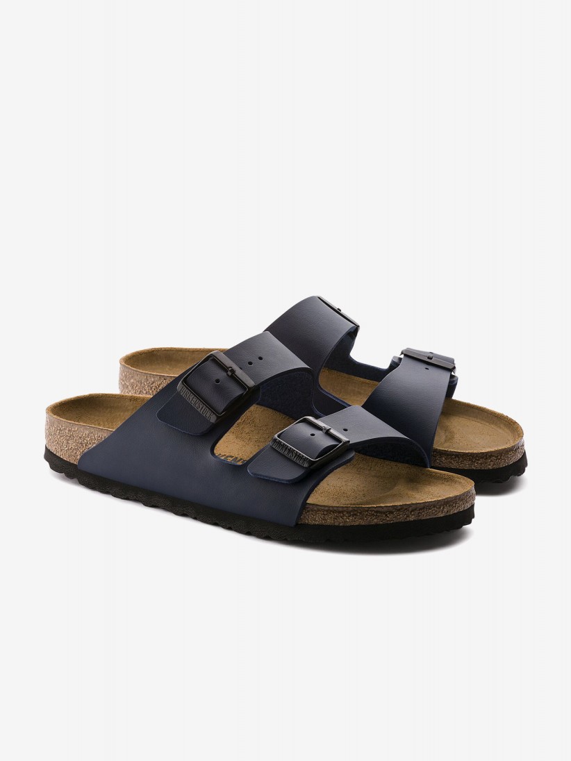 Birkenstock Arizona Birko-Flor Blue Slides