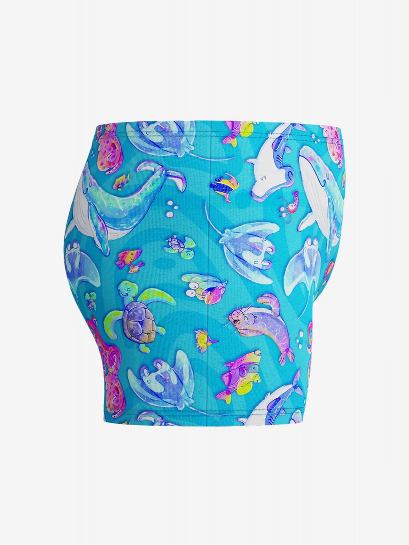 Cales de Natao Speedo Digital Allover Kids Azuis