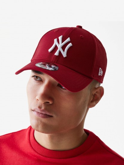 Bon New Era 940 New York Yankees Essential 9FORTY Vermelho