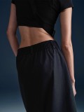 Nike Sportswear Collection Twill Blue Midi Skirt For Women