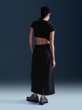 Nike Sportswear Collection Twill Blue Midi Skirt For Women