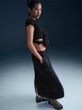 Nike Sportswear Collection Twill Blue Midi Skirt For Women