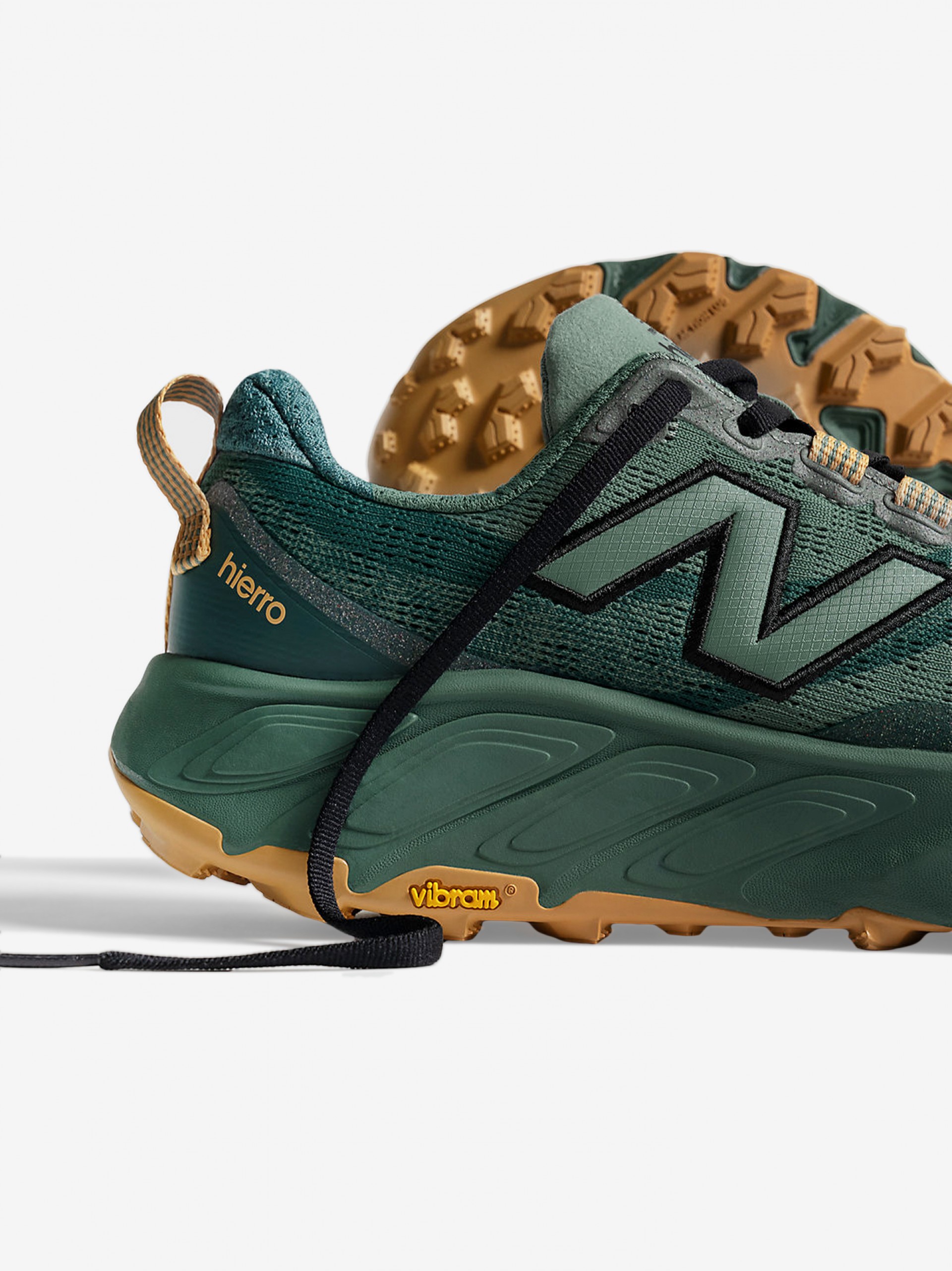 New Balance Fresh Foam X Hierro v9 Green Trainers For Men