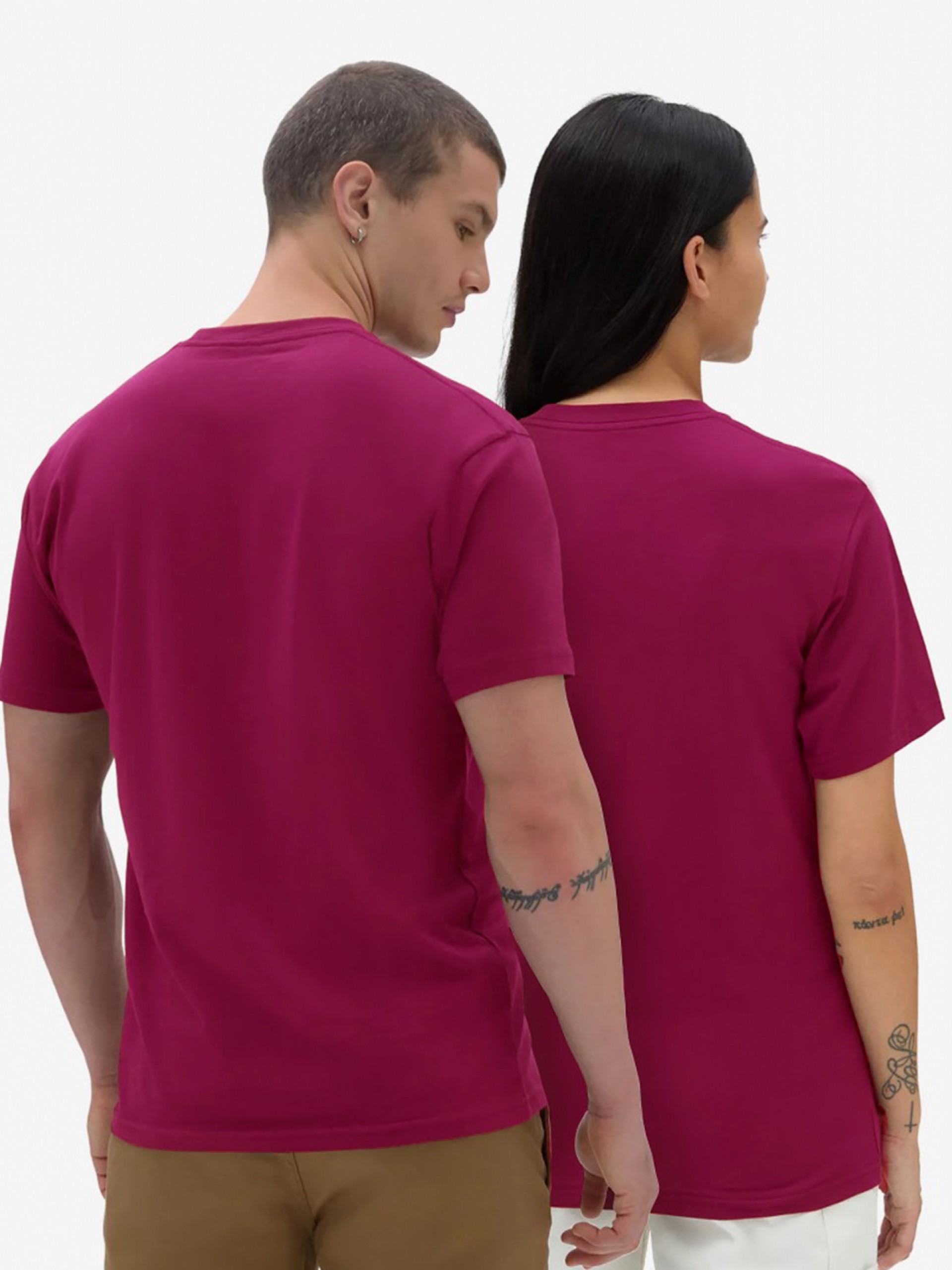 Vans Left Chest Logo Pink T-shirt