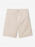 Pantalones Cortos Carhartt WIP Single Knee Drill Beige