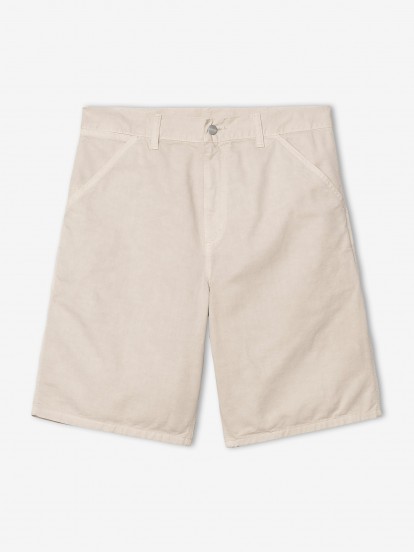 Pantalones Cortos Carhartt WIP Single Knee Drill Beige