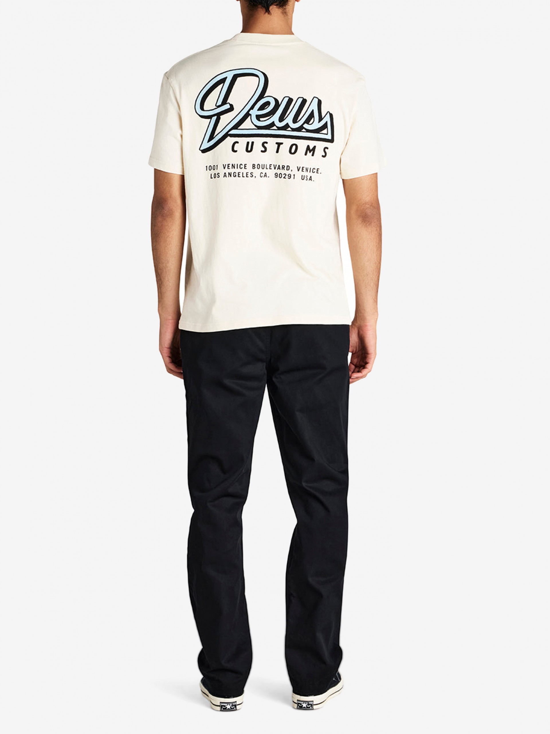 T-shirt Deus Ex Machina Conduit Bege