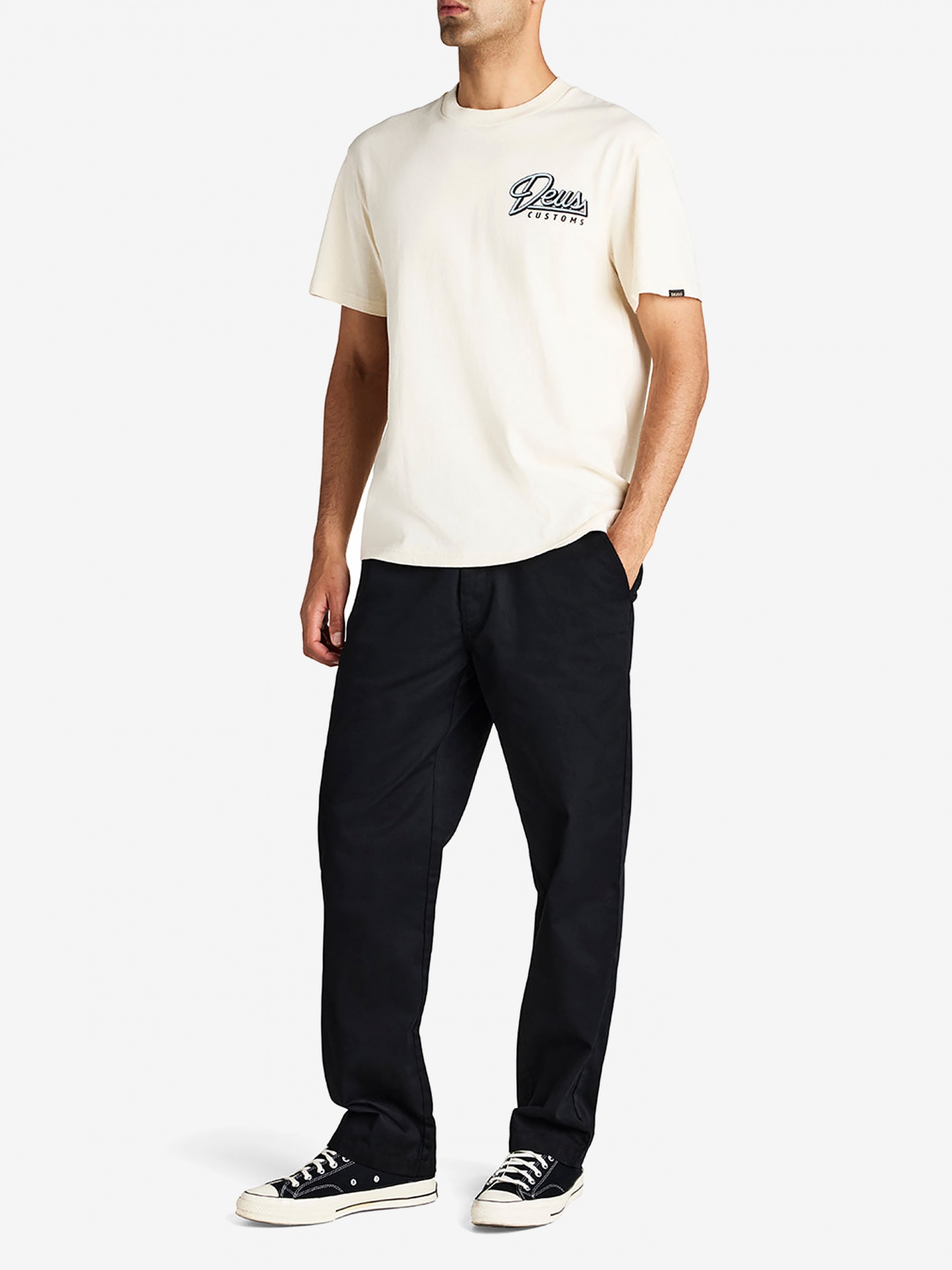 T-shirt Deus Ex Machina Conduit Bege