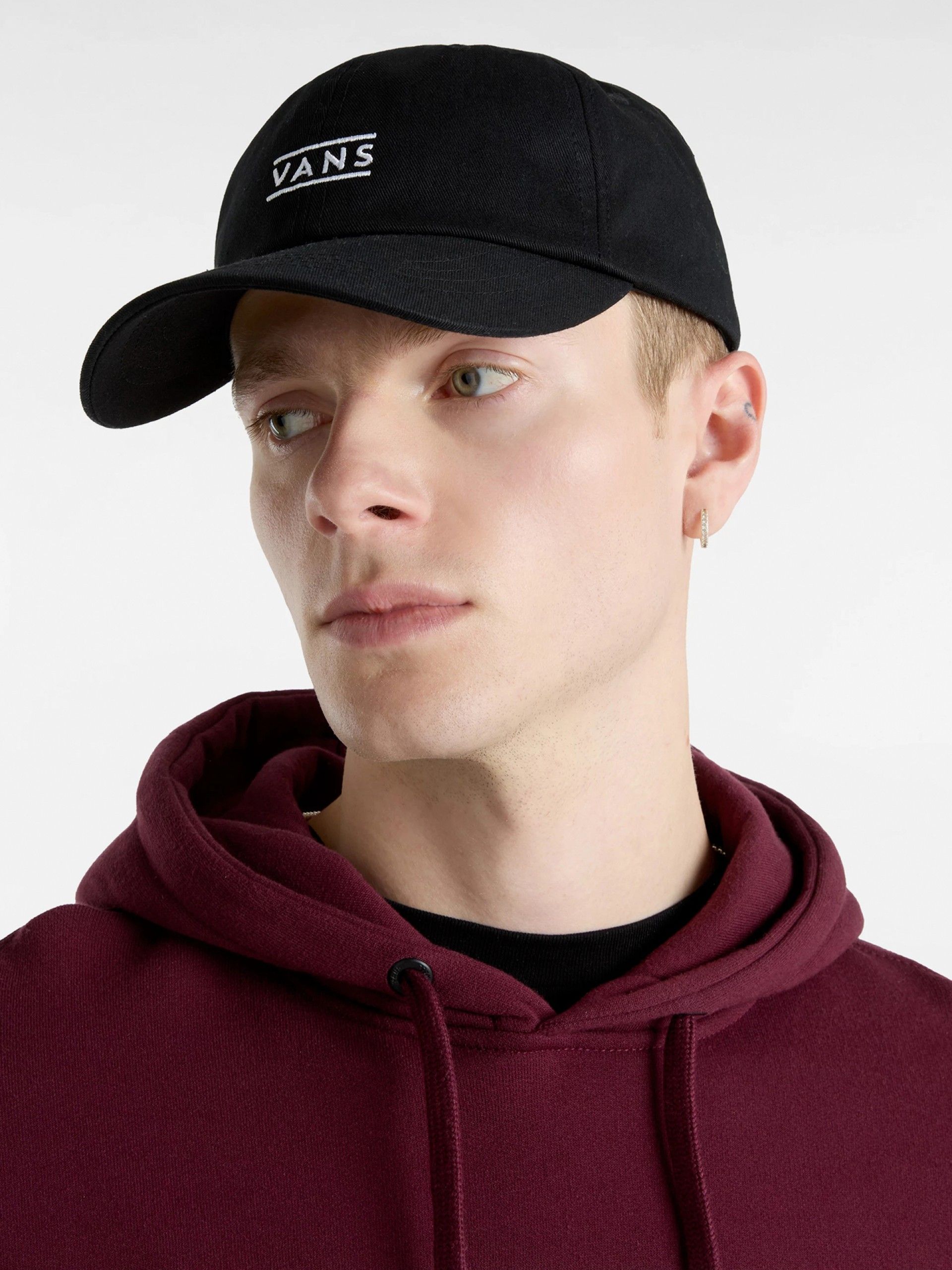 Gorra Vans Half Box Curved Bill Jockey Negra