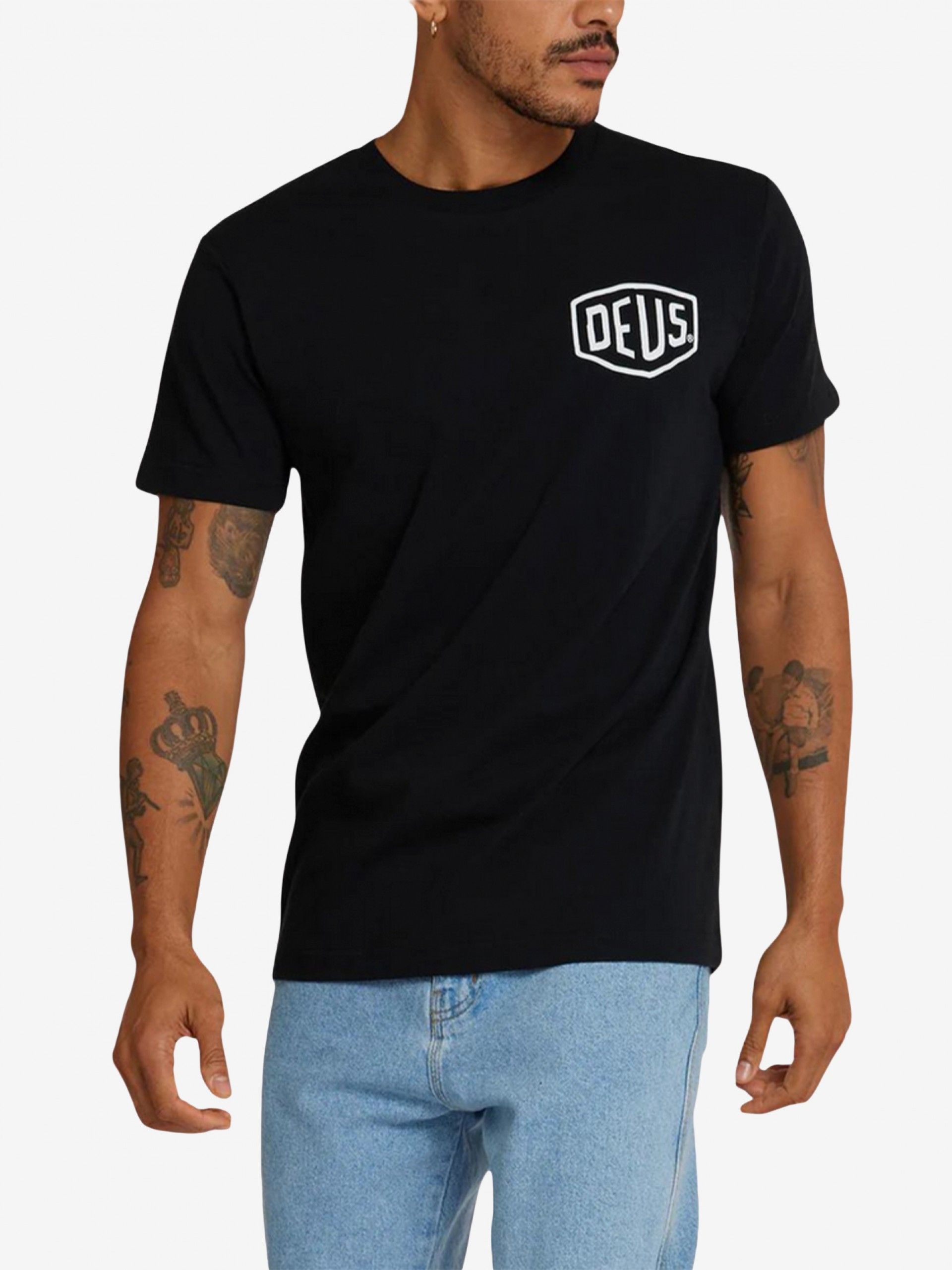 Camiseta Deus Ex Machina Tokyo Address Negra