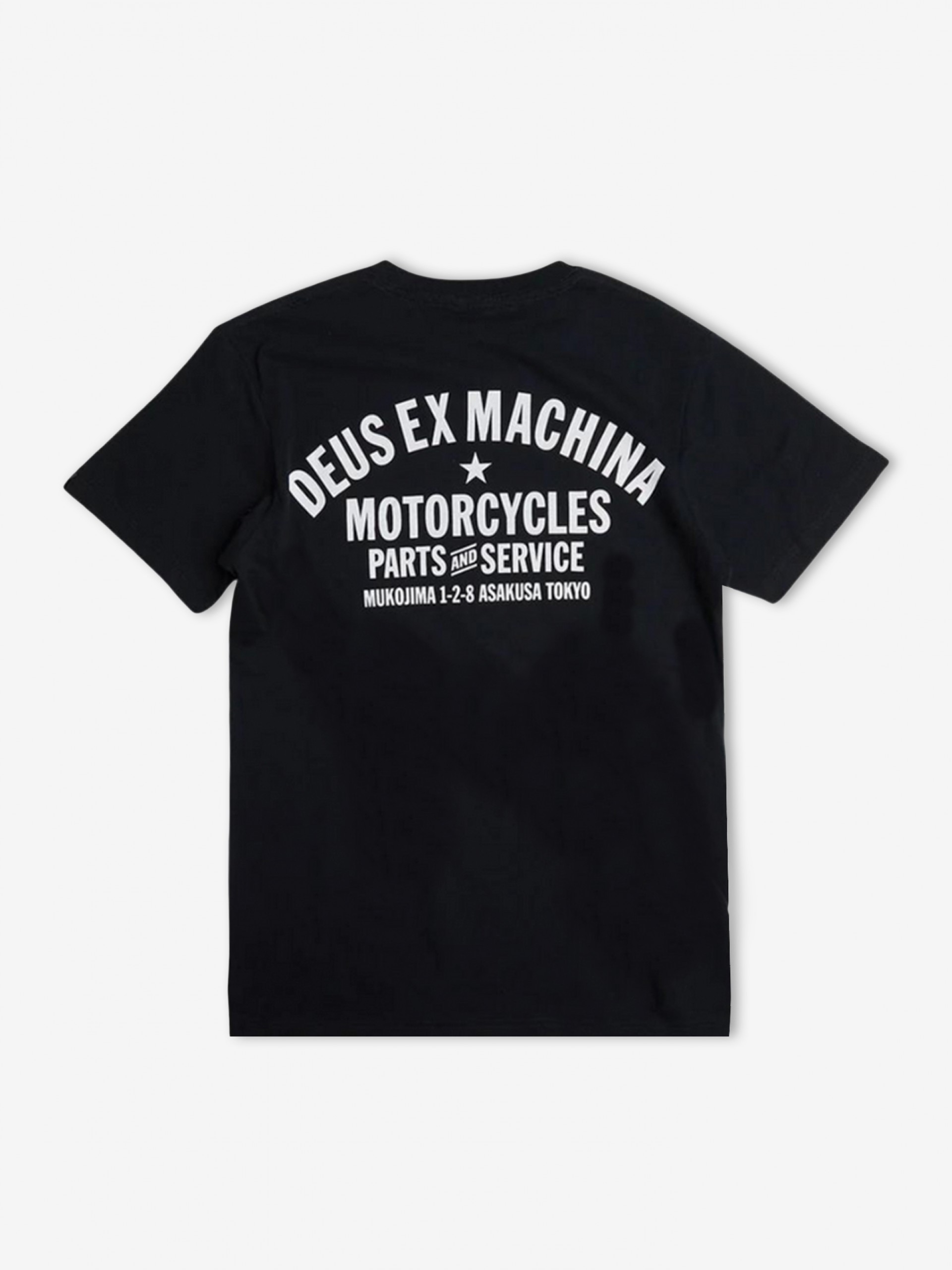 Camiseta Deus Ex Machina Tokyo Address Negra