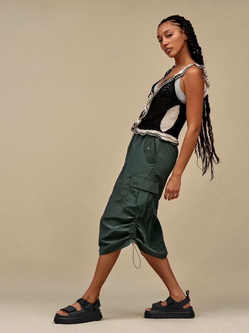 Sandalias Ugg Golden Glow Negras Para Mujer