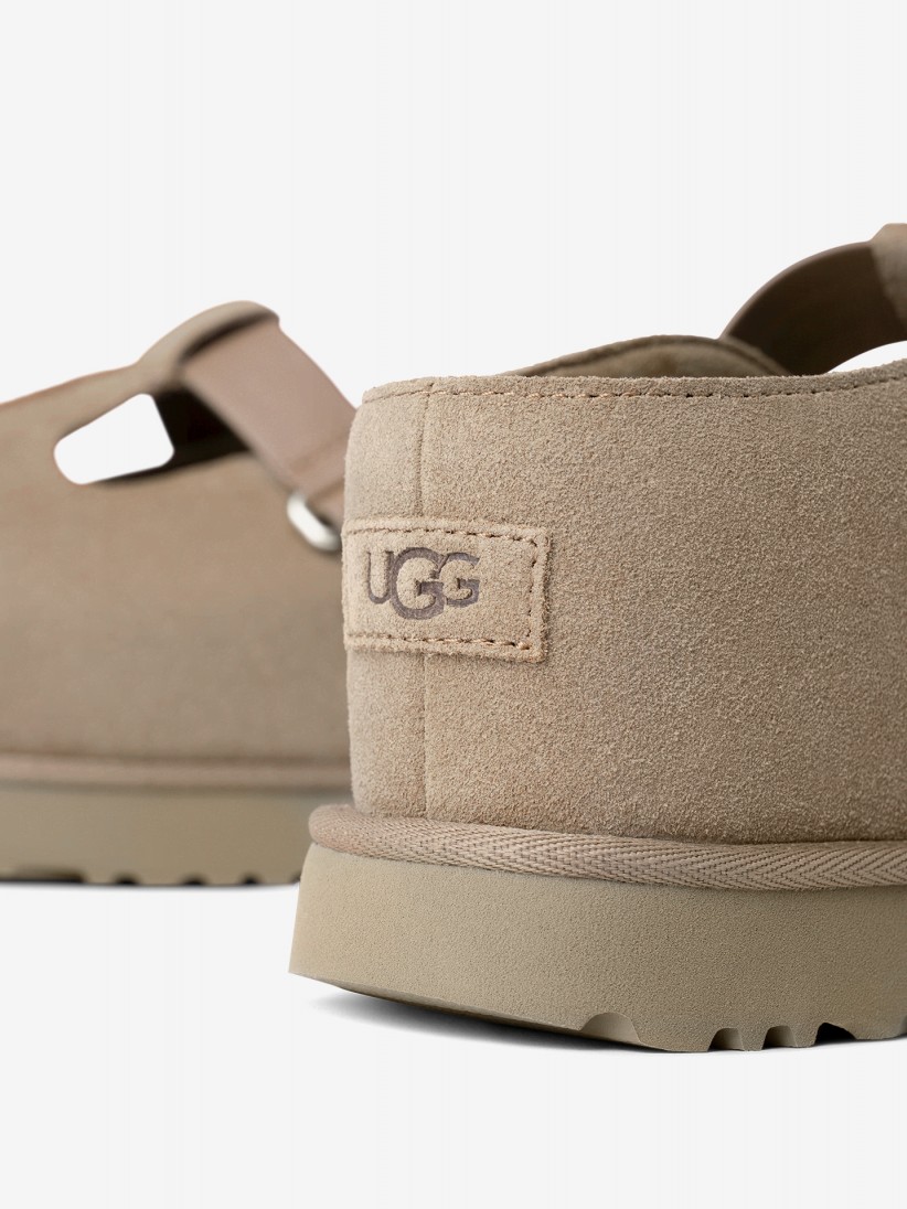 Pantufas Ugg Goldenstar Hi Clog Bege Para Mulher