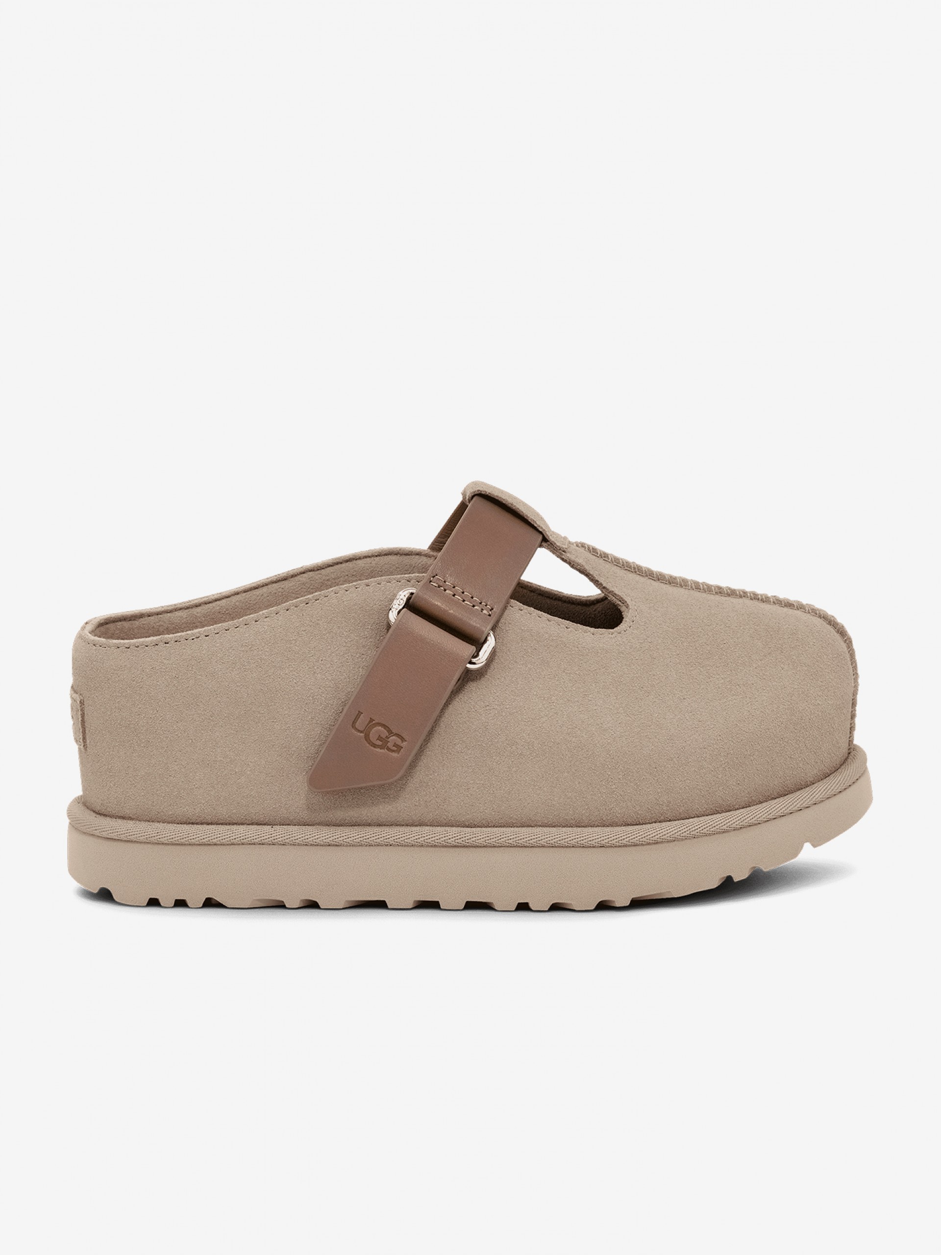 Pantufas Ugg Goldenstar Hi Clog Bege Para Mulher