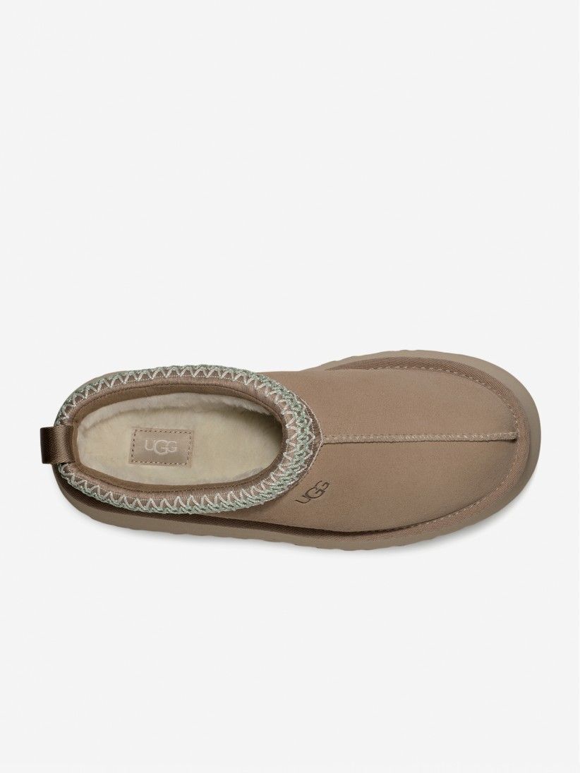 Pantufas Ugg Tazz Bege Para Mulher