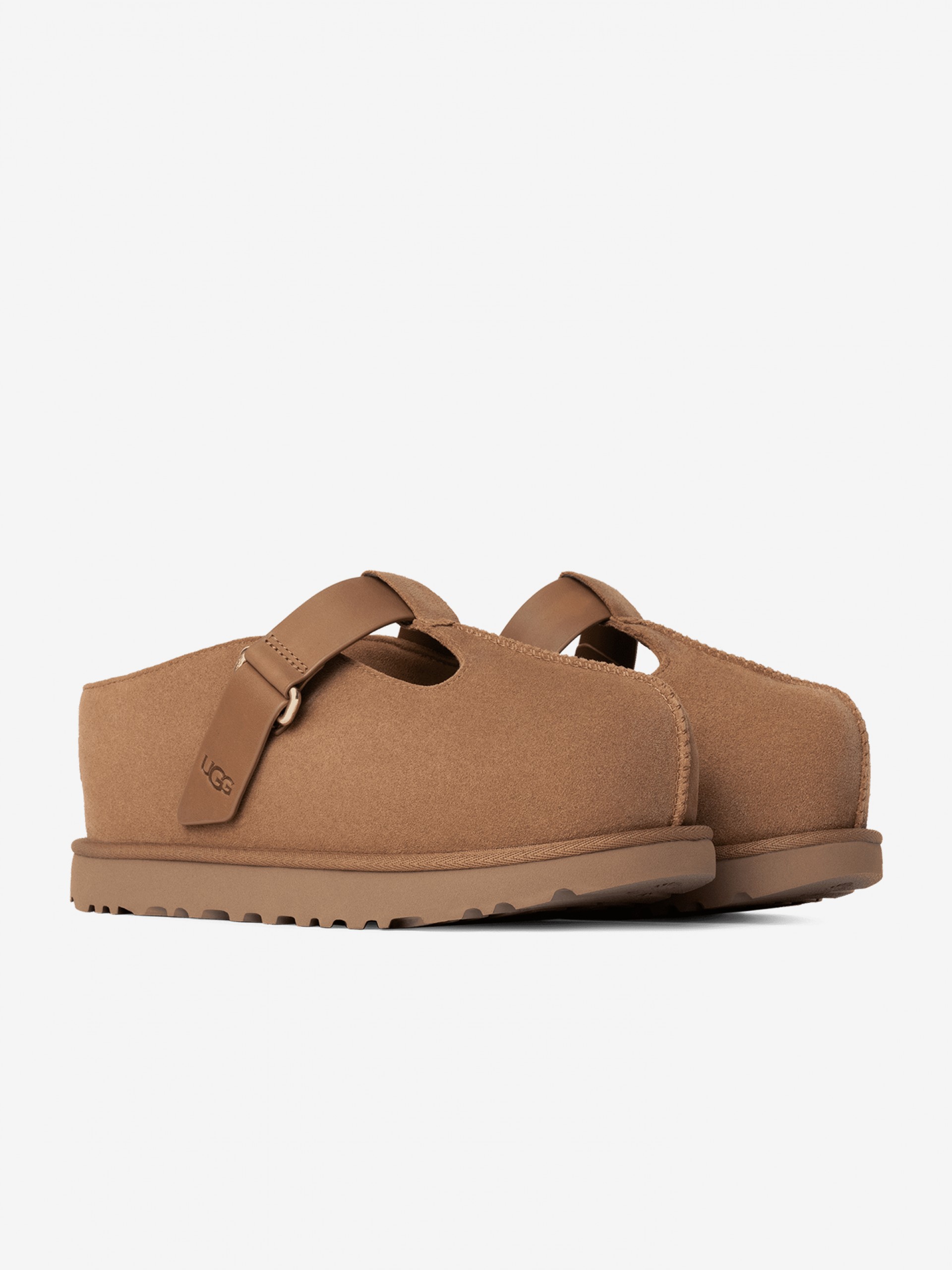 Pantuflas Ugg Goldenstar Hi Clog Camel Para Mujer