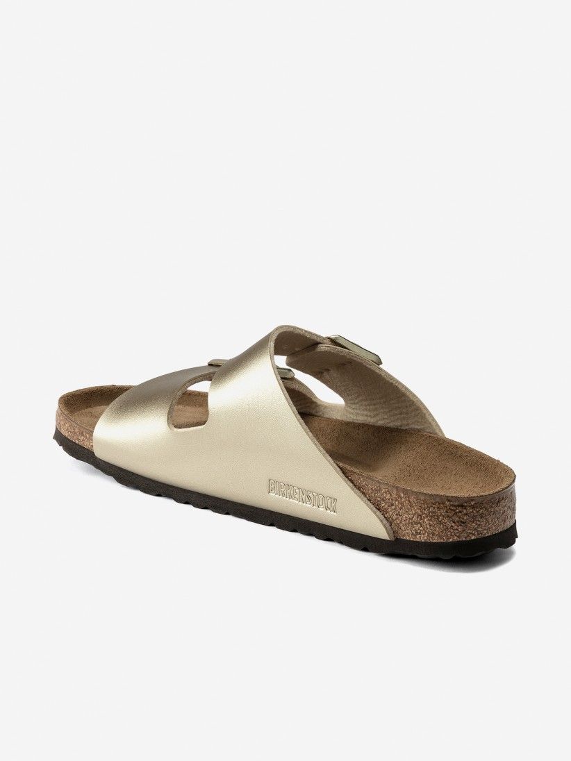 Birkenstock Arizona Birko-Flor Golden Slides