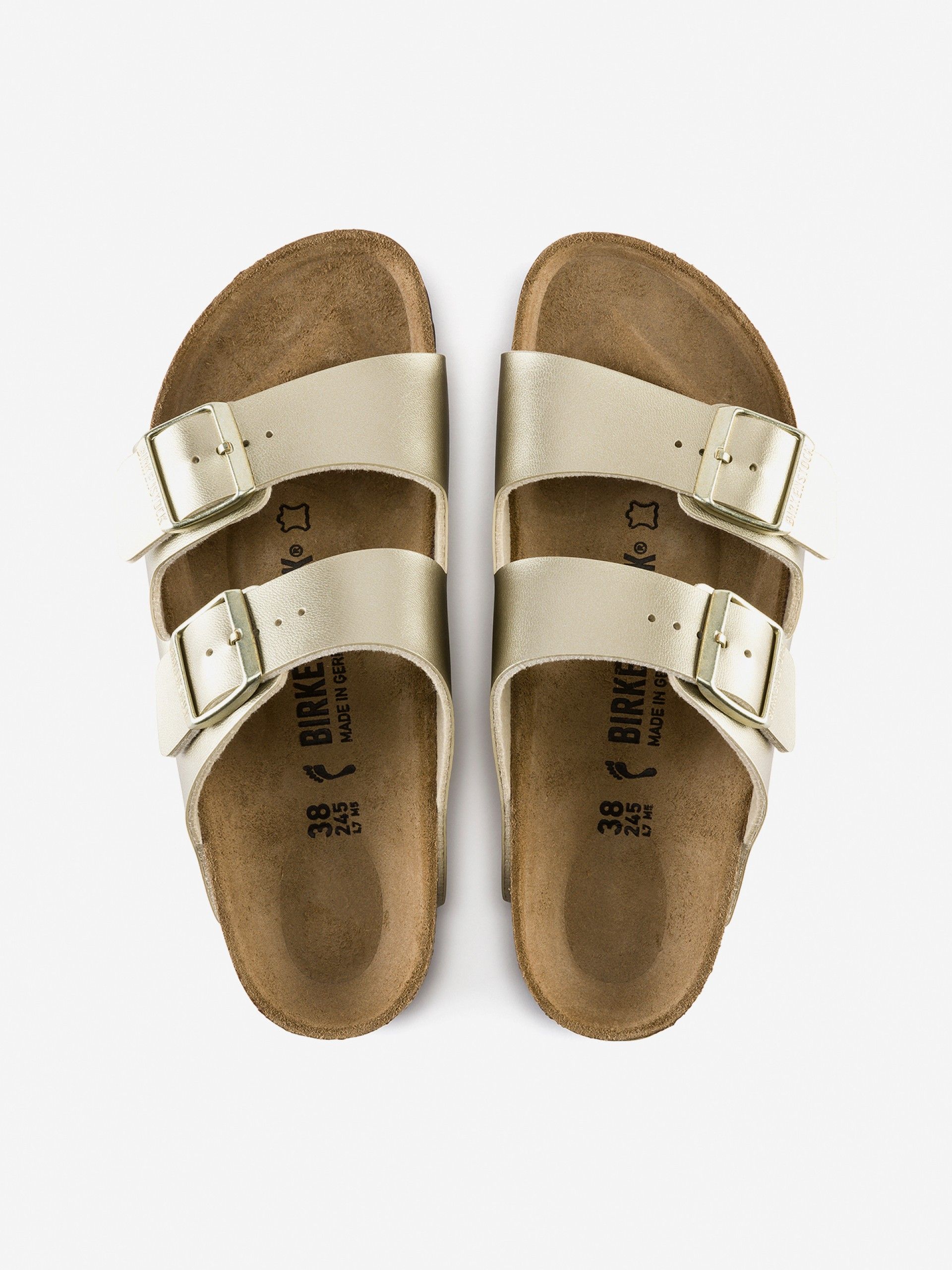 Chinelos Birkenstock Arizona Birko-Flor Dourados