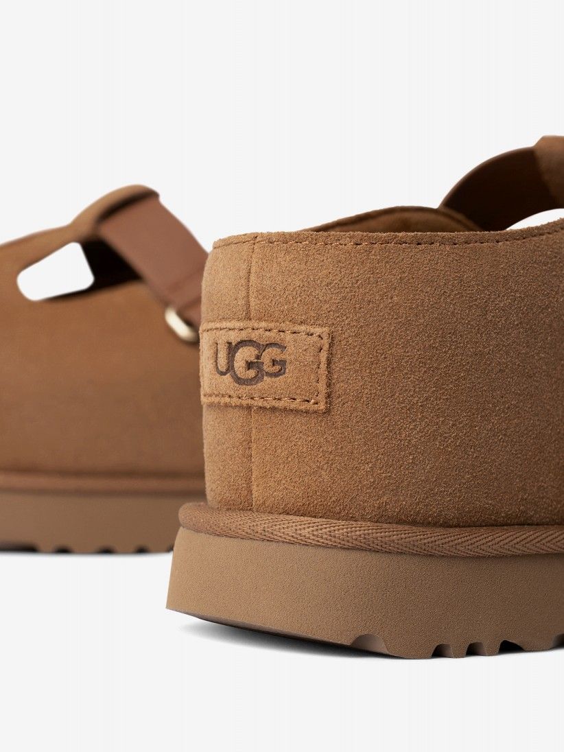 Pantufas Ugg Goldenstar Hi Clog Camel Para Mulher