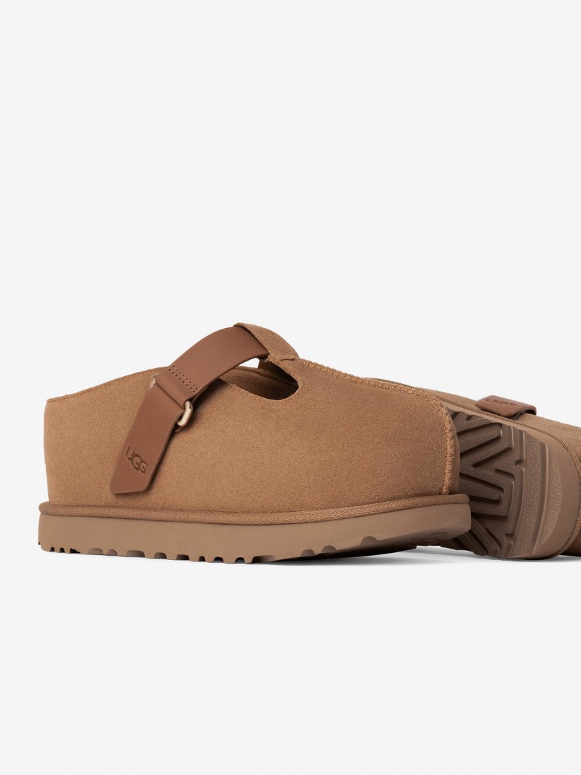 Pantufas Ugg Goldenstar Hi Clog Camel Para Mulher Pantufas Ugg Goldenstar Hi Clog Camel Para Mulher