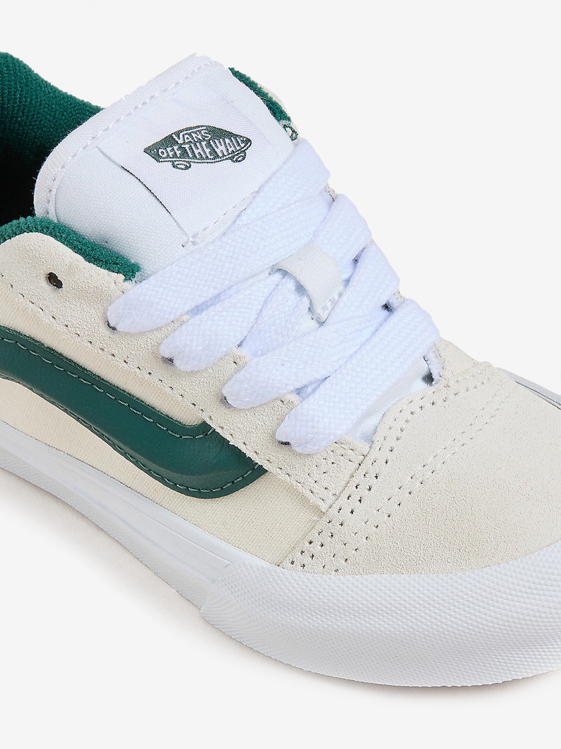 Vans Knu Skool Beige and Green Sneakers